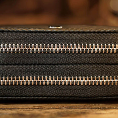 Top Leather Accordion Bag by TCC Presents