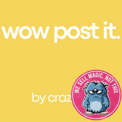 WOW Post-it by Craziest