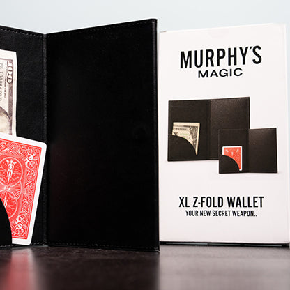 XL Z Fold Wallet (Magnetic Locking) by Murphy's Magic