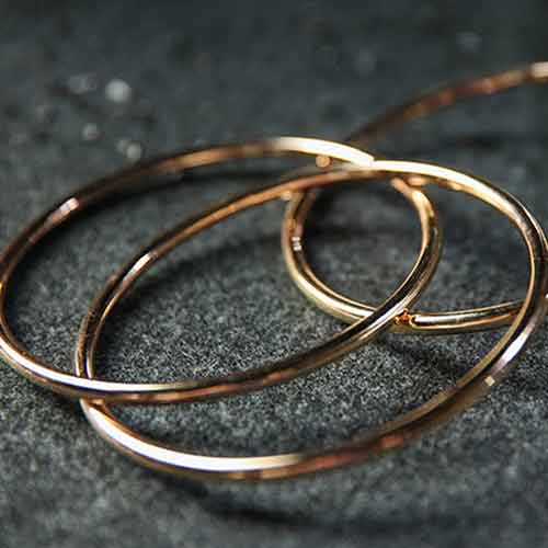 4" Linking Rings (Gold) by TCC