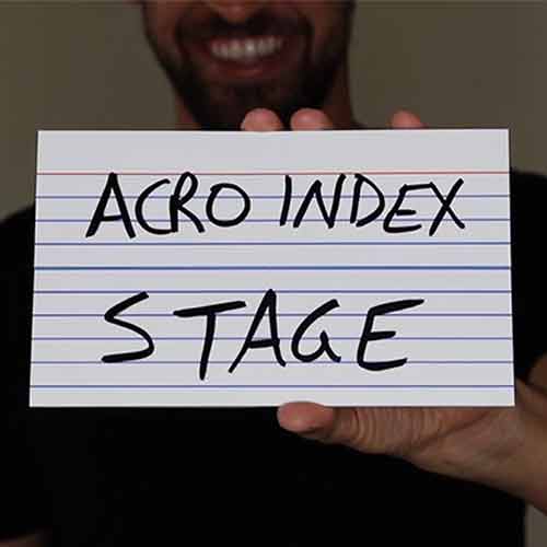 Acro Index Dry Erase Large 5"x8" by Blake Vogt