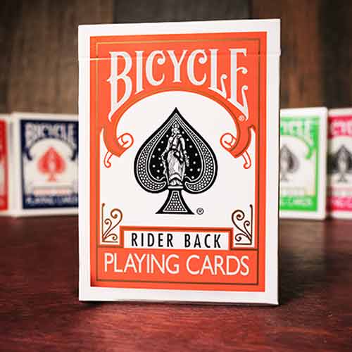 Bicycle Cards -  Orange Back