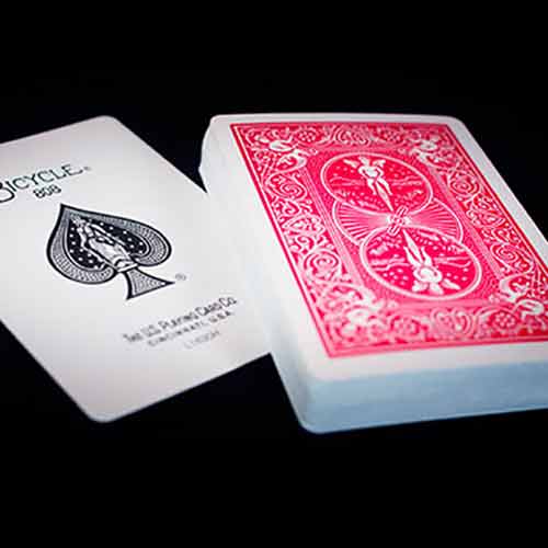 Red Rider Back Design Back Bicycle Cards - Red Classic Rider Back – Monster Magic