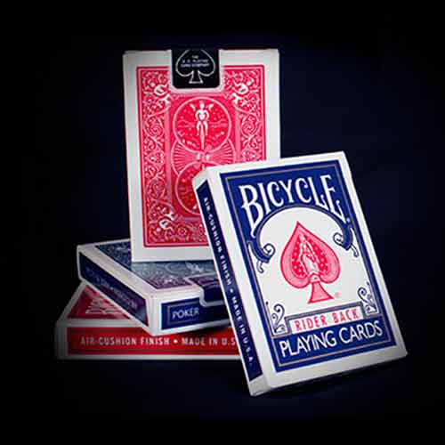 Red Rider Back Design Back Bicycle Cards - Red Classic Rider Back – Monster Magic