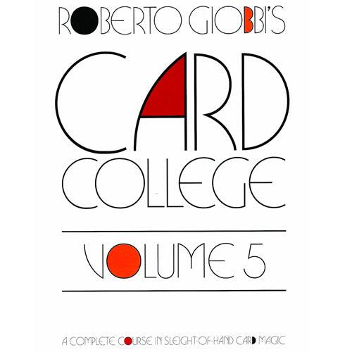 Card College Volume 5 - Roberto Giobbi