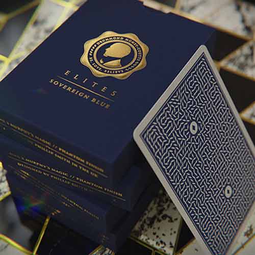 DMC Elites - V4 Sovereign Blue Playing Cards