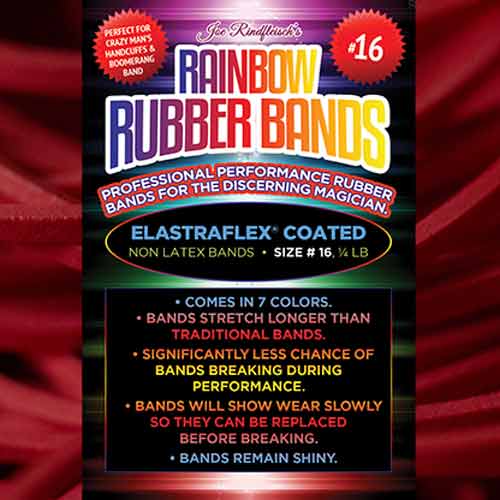 Rainbow Rubber Bands Size 16 (Red Pack) by Joe Rindfleisch